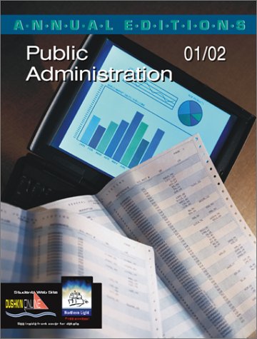 Imagen de archivo de Annual Editions: Public Administration 01/02 a la venta por dsmbooks