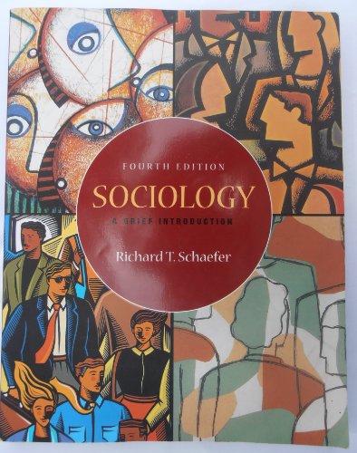 Beispielbild fr Sociology: A Brief Introduction zum Verkauf von Books From California