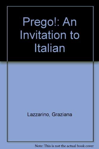 Beispielbild fr Laboratory Manual (Part B) to accompany Prego! An Invitation to Italian zum Verkauf von Wonder Book