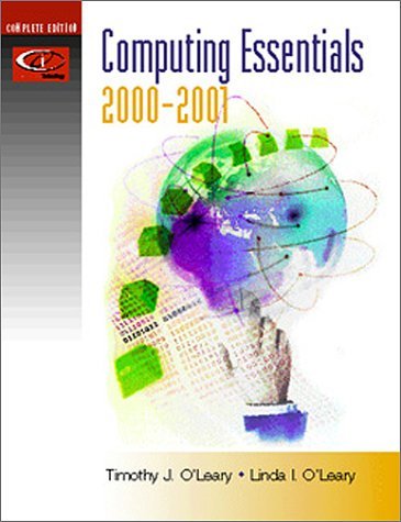 9780072428469: Computing Essentials 2000-2001