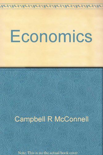 Economics: First CPCU edition (9780072429435) by McConnell, Campbell R