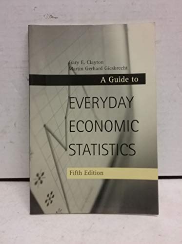 Imagen de archivo de A Guide to Everyday Economic Statistics, fifth edition a la venta por RiLaoghaire