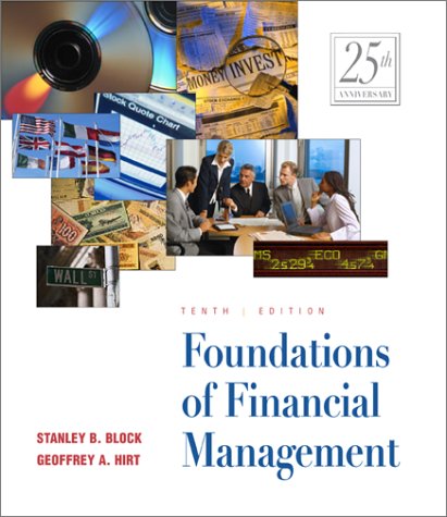 Beispielbild fr Foundations of Financial Management zum Verkauf von Wonder Book