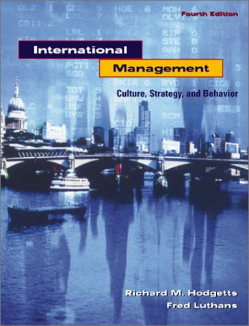 Imagen de archivo de International Management a la venta por Bookmans