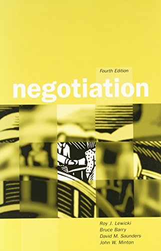 Imagen de archivo de Negotiation a la venta por ZBK Books