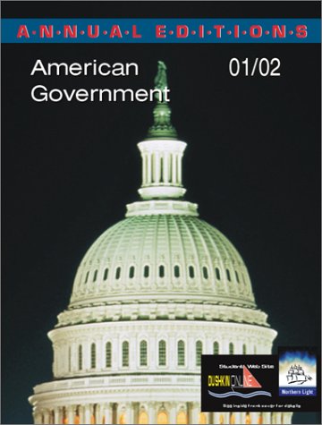 Stock image for Annual Editions: American Government 01/02, 31st Edition for sale by a2zbooks