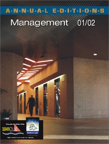 Stock image for Annual Editions: Management 01/02 for sale by Wonder Book