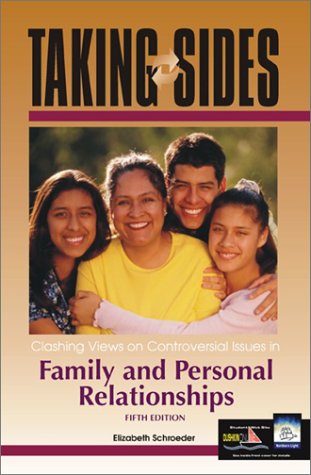 9780072435689: Taking Sides: Clashing Views on Controversial Issues in Family and Personal Relationships