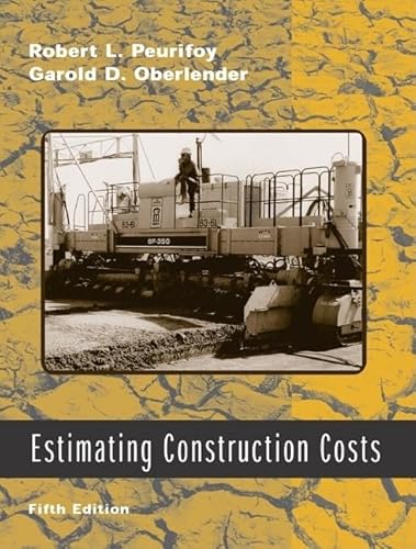 Imagen de archivo de Estimating Construction Costs [With CDROM] a la venta por ThriftBooks-Dallas