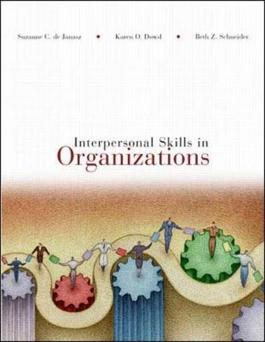 Imagen de archivo de Interpersonal Skills in Organizations a la venta por The Book Spot