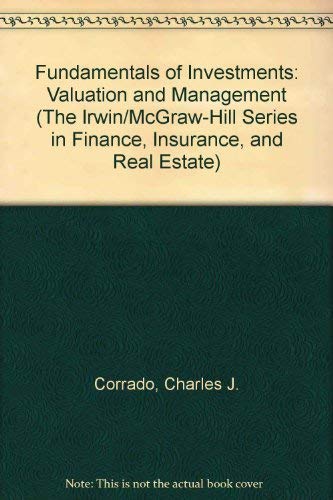 Beispielbild fr Fundamentals of Investments: Valuation and Management zum Verkauf von Wonder Book