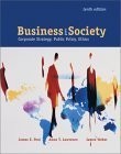 Beispielbild fr Business and Society: Corporate Strategy, Public Policy, Ethics zum Verkauf von medimops