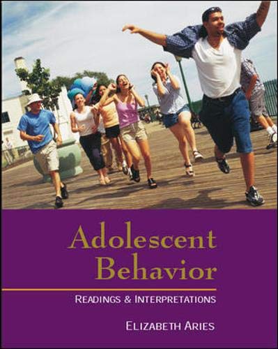 9780072448139: Adolescent Behavior: Readings & Interpretations