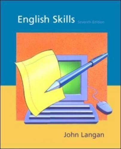 English Skills with CD-ROM (9780072460483) by Langan, John