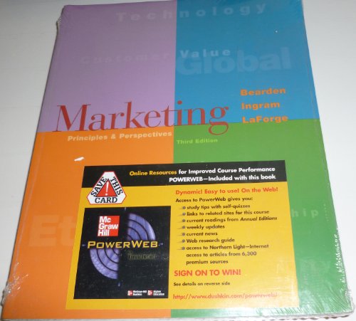 Marketing Paperback w/PowerWeb Package (9780072461282) by Bearden, William O; Ingram, Thomas N; LaForge, Raymond W