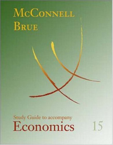 Imagen de archivo de Study Guide To Accompany Economics ; 9780072461374 ; 0072461373 a la venta por APlus Textbooks