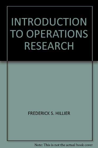 Imagen de archivo de Introduction to Operations Research a la venta por HPB-Red