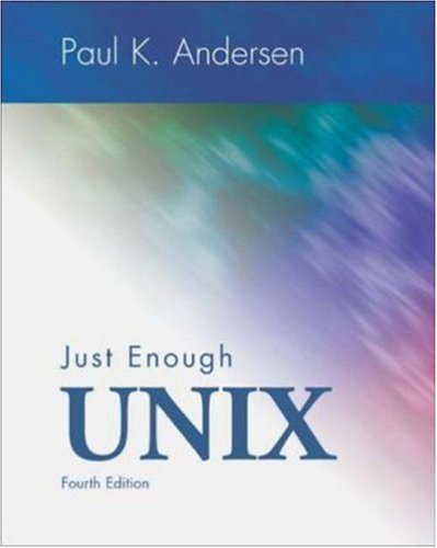 Stock image for Just Enough UNIX for sale by Better World Books