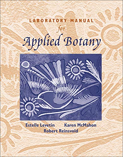 Imagen de archivo de Laboratory Manual for Applied Botany a la venta por SecondSale