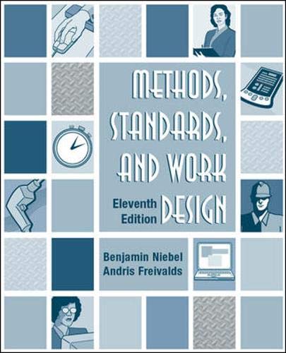 Imagen de archivo de Methods, Standards, Work Design a la venta por Solr Books