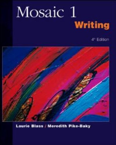 9780072469103: Mosaic 1 Writing SB: Bk. 1 (Mosaic Writing)