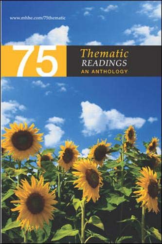 Beispielbild fr 75 Thematic Readings : An Anthology zum Verkauf von Better World Books