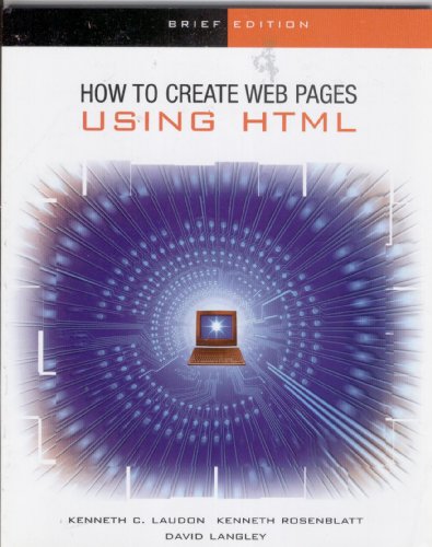 Beispielbild fr The Interactive Computing Series: How to Create Web Pages using HTML - Brief zum Verkauf von WorldofBooks