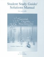 9780072472189: Student Study Guide/Solutions Manual to Accompany General, Organic and BioChemistry