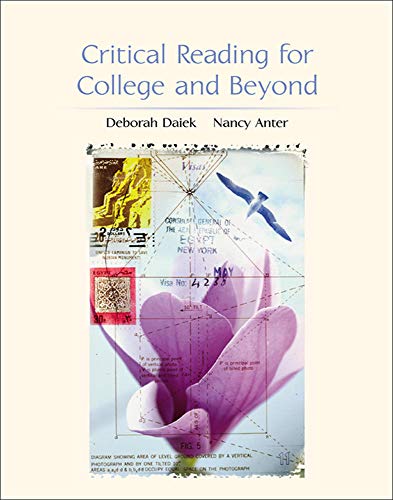 Stock image for Critical Reading for College and Beyond for sale by Better World Books: West