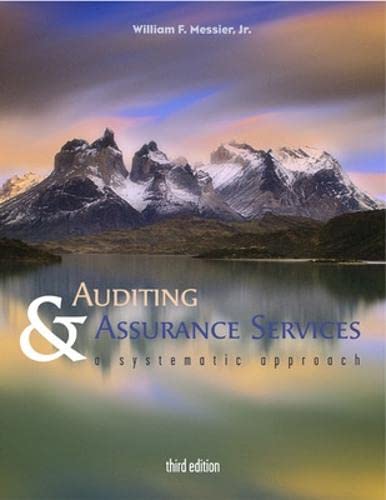Imagen de archivo de Auditing & Assurance Services: A Systematic Approach a la venta por HPB-Red