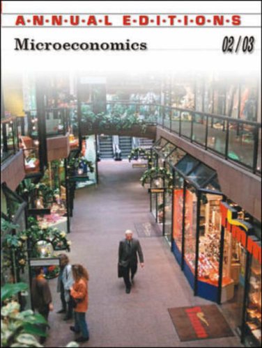 Beispielbild fr Microeconomics (Annual Editions: Microeconomics) zum Verkauf von Green Street Books