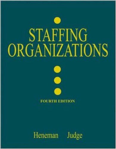 Imagen de archivo de Staffing Organizations a la venta por Wonder Book