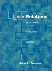 Stock image for Labor Relations: Development, Structure, Processes for sale by More Than Words