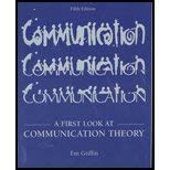 Stock image for A First Look at Communication Theory for sale by Library House Internet Sales
