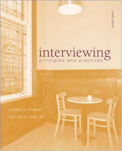 9780072483956: Interviewing: Principles and Practices