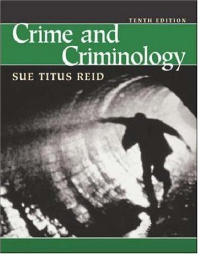 Beispielbild fr Crime and Criminology zum Verkauf von Irish Booksellers