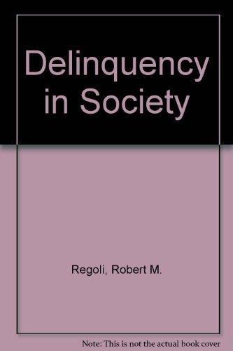 Imagen de archivo de Delinquency in Society a la venta por Wonder Book