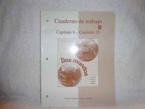 Stock image for Workbook/Lab Manual Part B to accompany Dos mundos for sale by Blue Vase Books