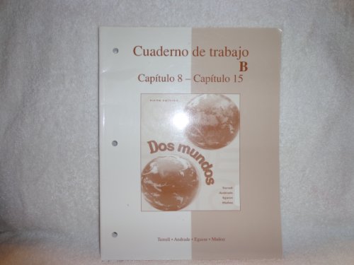 Stock image for Workbook/Lab Manual Part B to accompany Dos mundos for sale by Calliopebooks