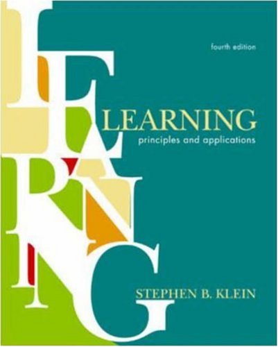 9780072490466: Learning: Principles and Applications