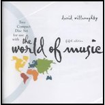 Stock image for Two CD set for use with The World of Music-Fifth Edition for sale by Zubal-Books, Since 1961