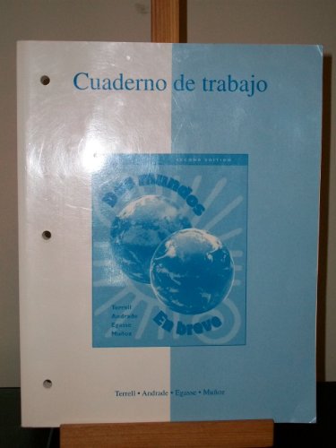 Stock image for Cuaderno de Trabajo: Dos Mundos: En breve for sale by Irish Booksellers