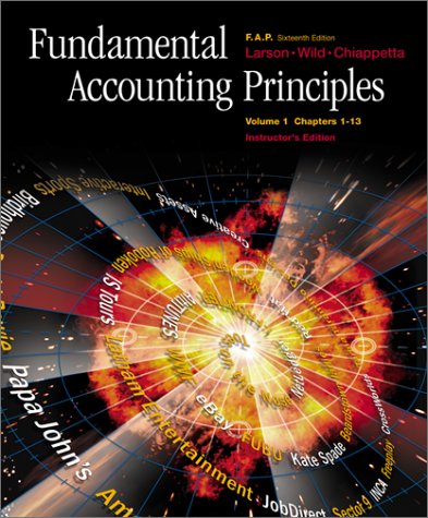 Stock image for Fundamental Accounting Principles for sale by HPB-Red