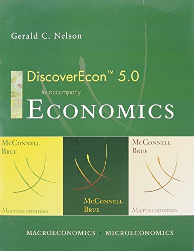 Stock image for DiscoverEcon CD-Rom + Users Manual for use with McConnell Econ/Macro/Micro for sale by BookHolders