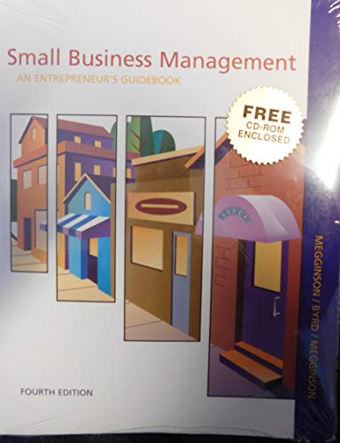 Beispielbild fr Small Business Management: An Entrepreneur*s Guidebook zum Verkauf von dsmbooks