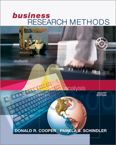 9780072498707: Title: Business research methods The McGrawHillIrwin seri