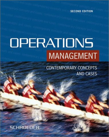 Imagen de archivo de Operations Management: Contemporary Concepts and Cases a la venta por ThriftBooks-Dallas