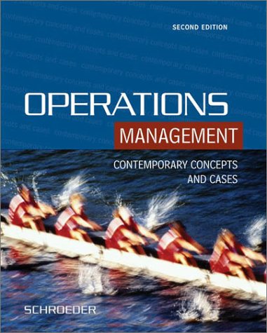 9780072498912: Operations Management: Contemporary Concepts and Cases