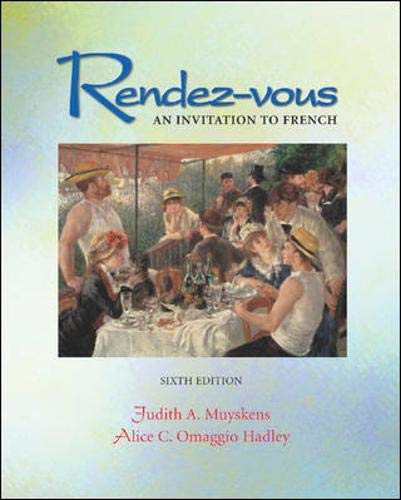 Stock image for Rendez-vous Student Edition + Listening Comprehension Audio CD for sale by Hawking Books