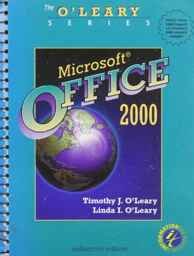 Beispielbild fr Microsoft Office 2000 zum Verkauf von Top Notch Books